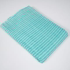Firozi Color Cotton Cambric Print