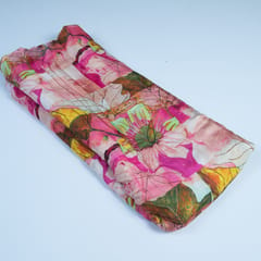 Multi Color Muslin Digital Printed Fabric