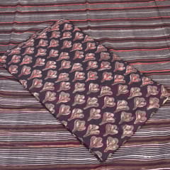 5 Mtr. Coffee Color Cotton Print Set