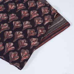 5 Mtr. Coffee Color Cotton Print Set