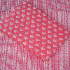 5 Mtr. Gajree Color Cotton Cambric Print Set