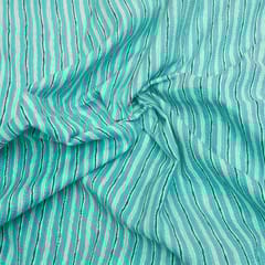 Firozi Color Cotton Cambric Print
