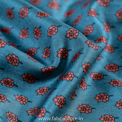 Tussar Silk Printed Fabric (75Cm Piece)