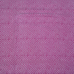 Purple Color Cotton Printed Fabric