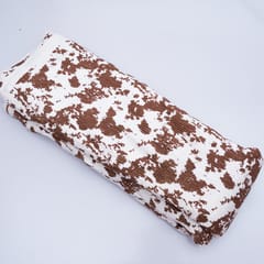Brown Color Pleated Lycra