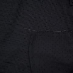 Black Color Pleated Dobby Georgette