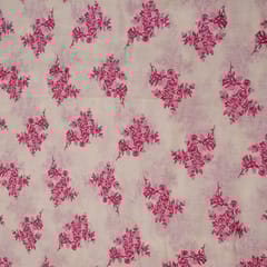 Off White Color Linen Embroidery
