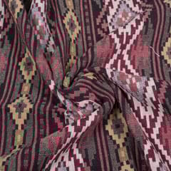beige and cream cotton jacquard fabric