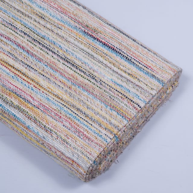 Multi Color Stripe Wool Blend