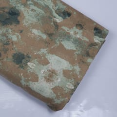 Green & Brown Cotton Print