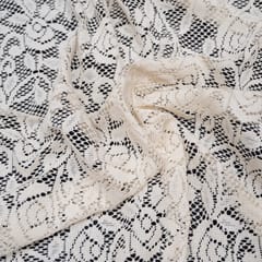 Floral Cotton Dyeable Net