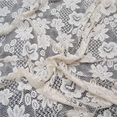 Floral Cotton Dyeable Net
