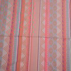 Pink Cotton Blend Jacquard