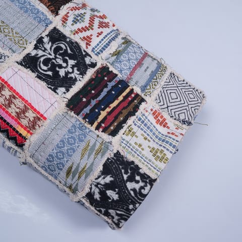 Patchwork Cotton Blend Jacquard