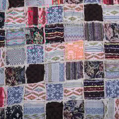 Patchwork Cotton Blend Jacquard