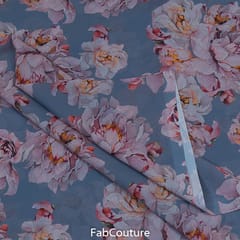 Georgette Digital Printed Fabric (1.60Meter Piece)
