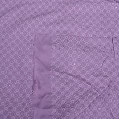 Move Color Rayon Chikan Fabric