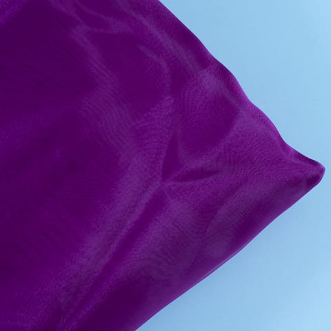 Purple Color Poly Organza fabric (75cm Piece)