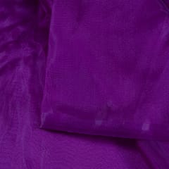 Purple Color Poly Organza fabric (75cm Piece)