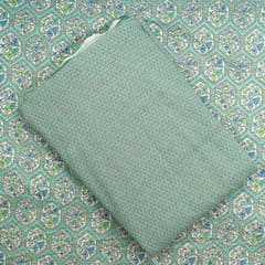 Sea Green Color Cotton Flex Printed Set