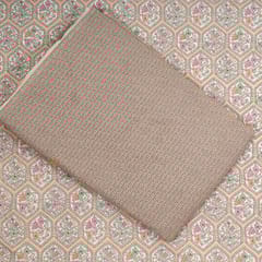 Peach Color Cotton Flex Printed Set