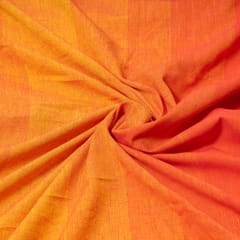 Gajree Color Cotton Stripes Printed Shaded Fabric