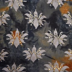 Multicolor Floral Printed  Muslin Fabric