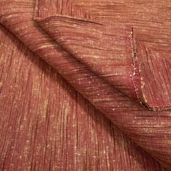 Rust Colour Heavy Khadi Cotton fabric