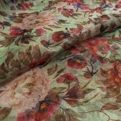 Poly Organza Print 90 Cm Cut Piece