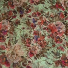 Poly Organza Print 90 Cm Cut Piece