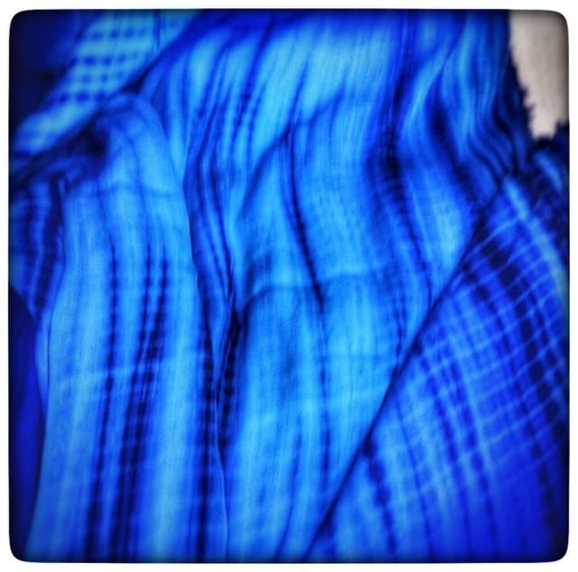 Modal Satin Shibori fabric