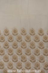Cotton Border Embroidered Fabric