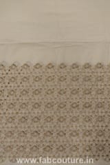 Cotton Border Embroidered Fabric