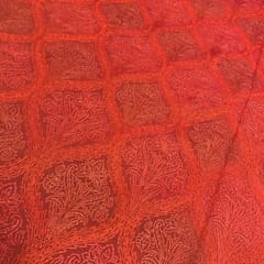Organza Thread  Embroidered Fabric