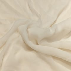Pure Silk Liba Chiffon White dyeable fabric