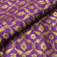 Brocade Antique Zari N Mina fabric