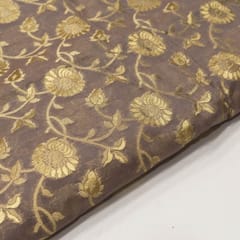 Radium Zari Jacquard fabric