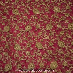 Tissue Organza Embroidered Fabric