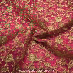 Tissue Organza Embroidered Fabric