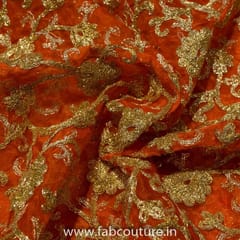 Tissue Organza Embroidered Fabric