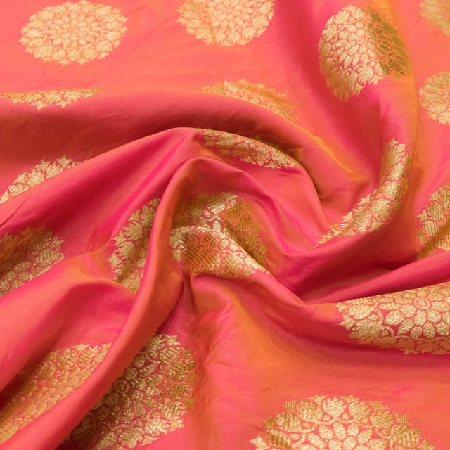 Poly Silk Jacquard fabric (70Cm Piece)