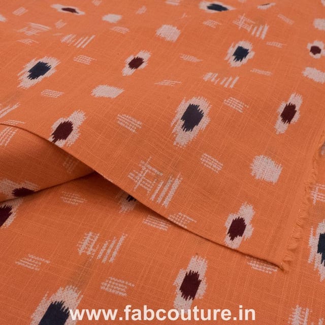 Cotton Slub Printed Fabric