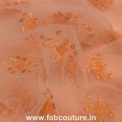 Net Embroidered Fabric