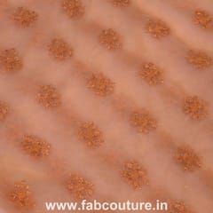 Net Embroidered Fabric