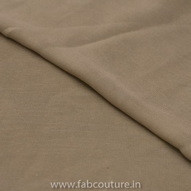 Taupe Color Viscose Crepe fabric