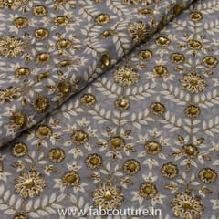Georgette Embroidered Fabric