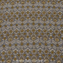 Georgette Embroidered Fabric