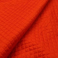 Orange Quilted Taffeta