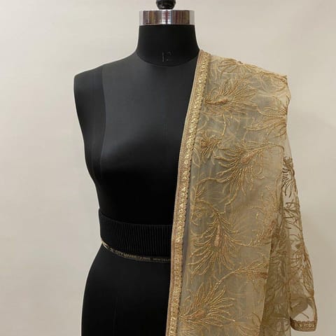 Net Embroidery Dupatta