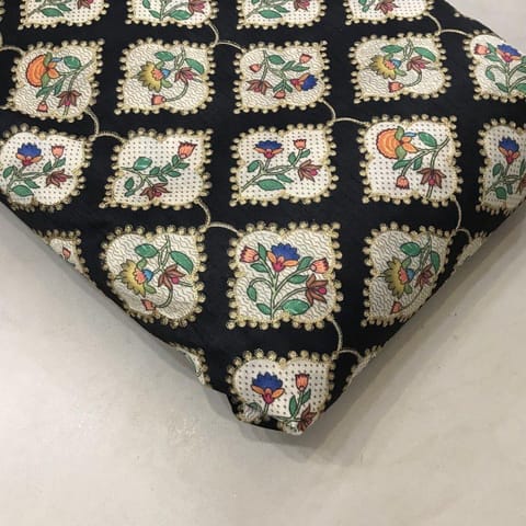 Bangalori Print Embroidery (1.4 Meter cut piece)